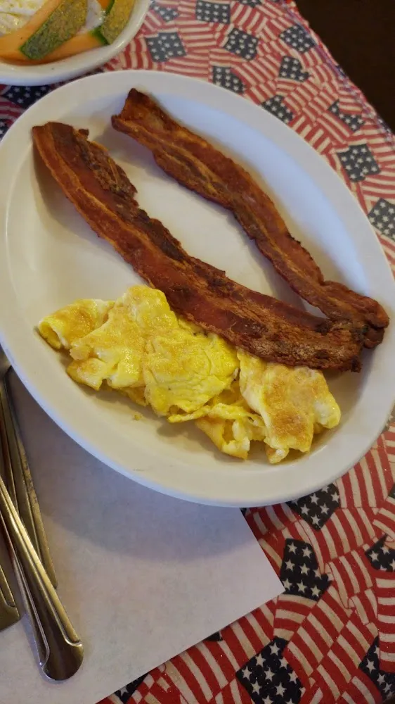 Eggs and Bacon Strips