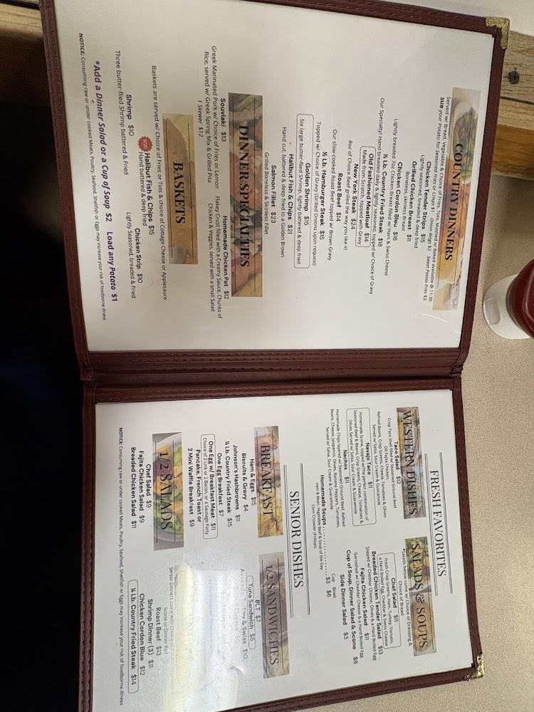 J C's Country Diner Menu image 1