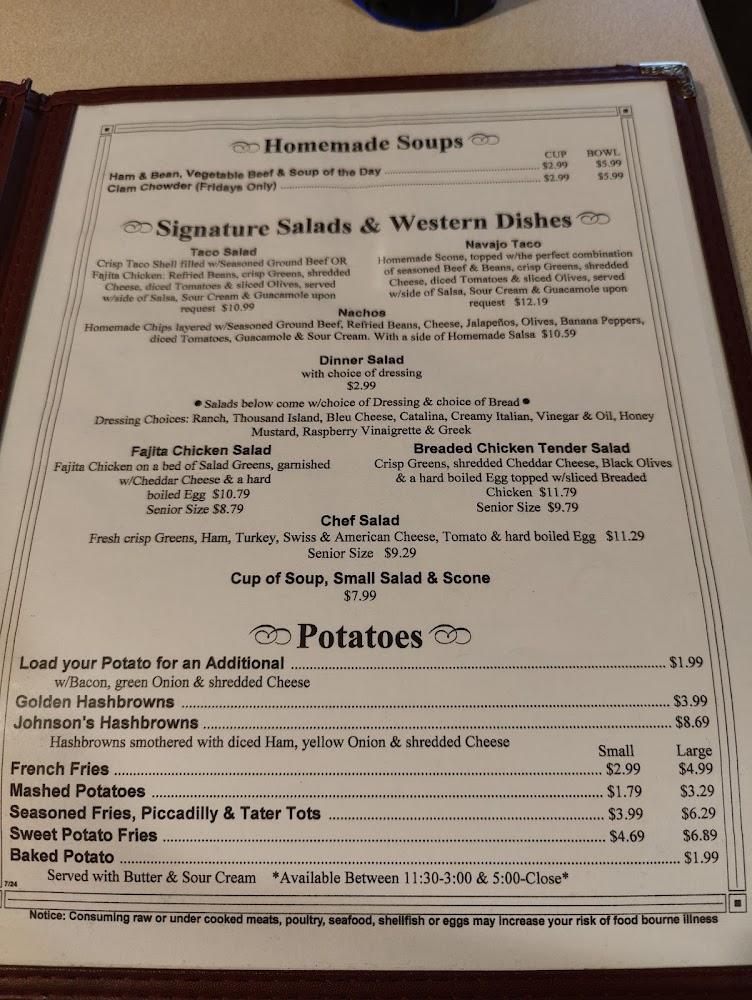 J C's Country Diner Menu image 4